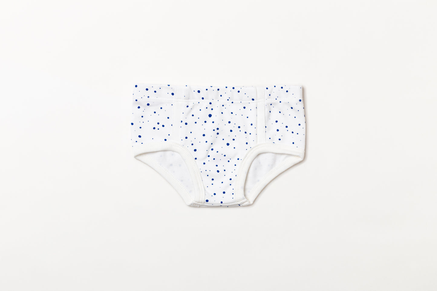 Cueca Infantil Suedine Bolinha Azul Índigo