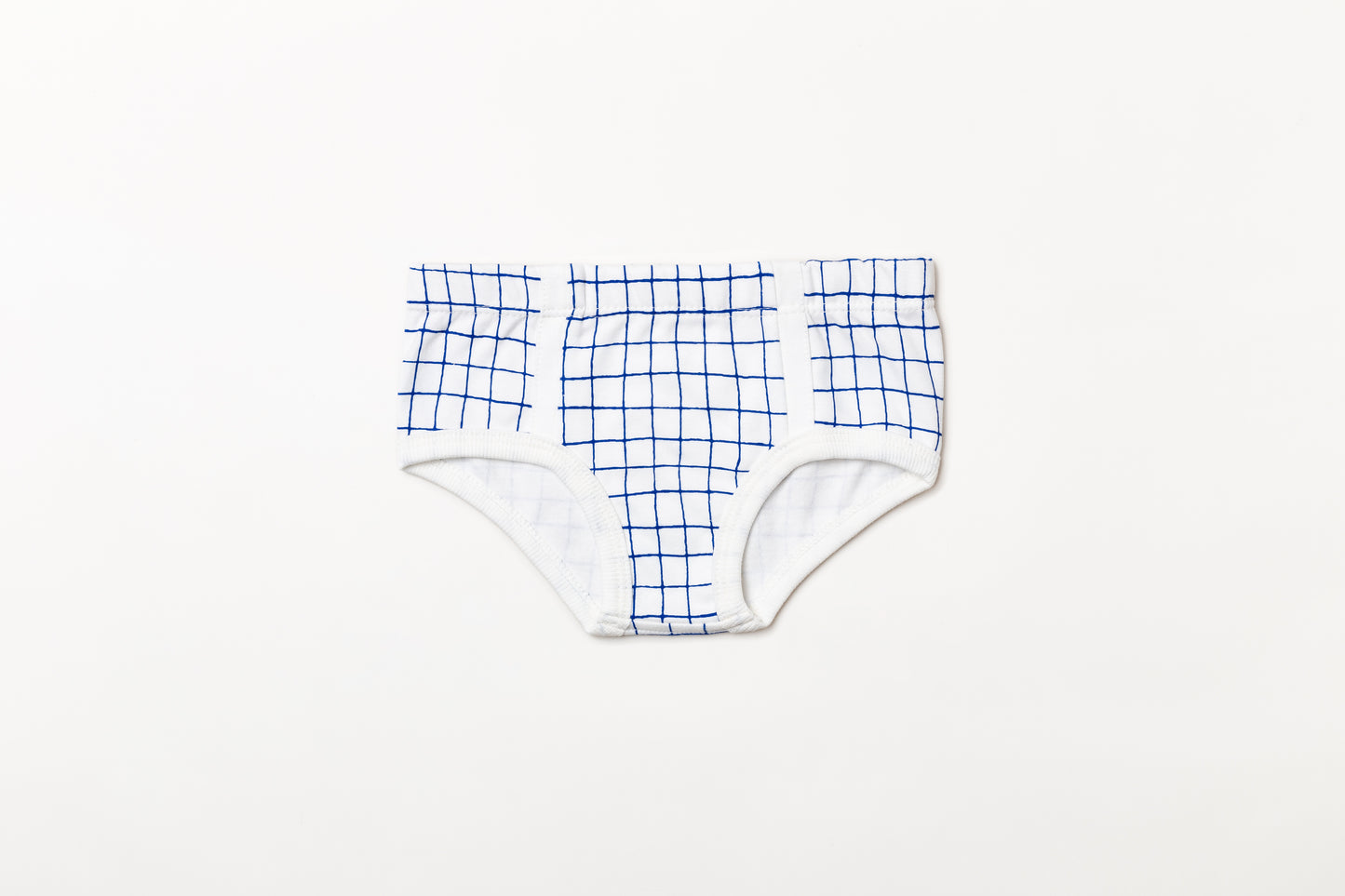 Cueca Infantil Suedine Xadrez Azul Índigo