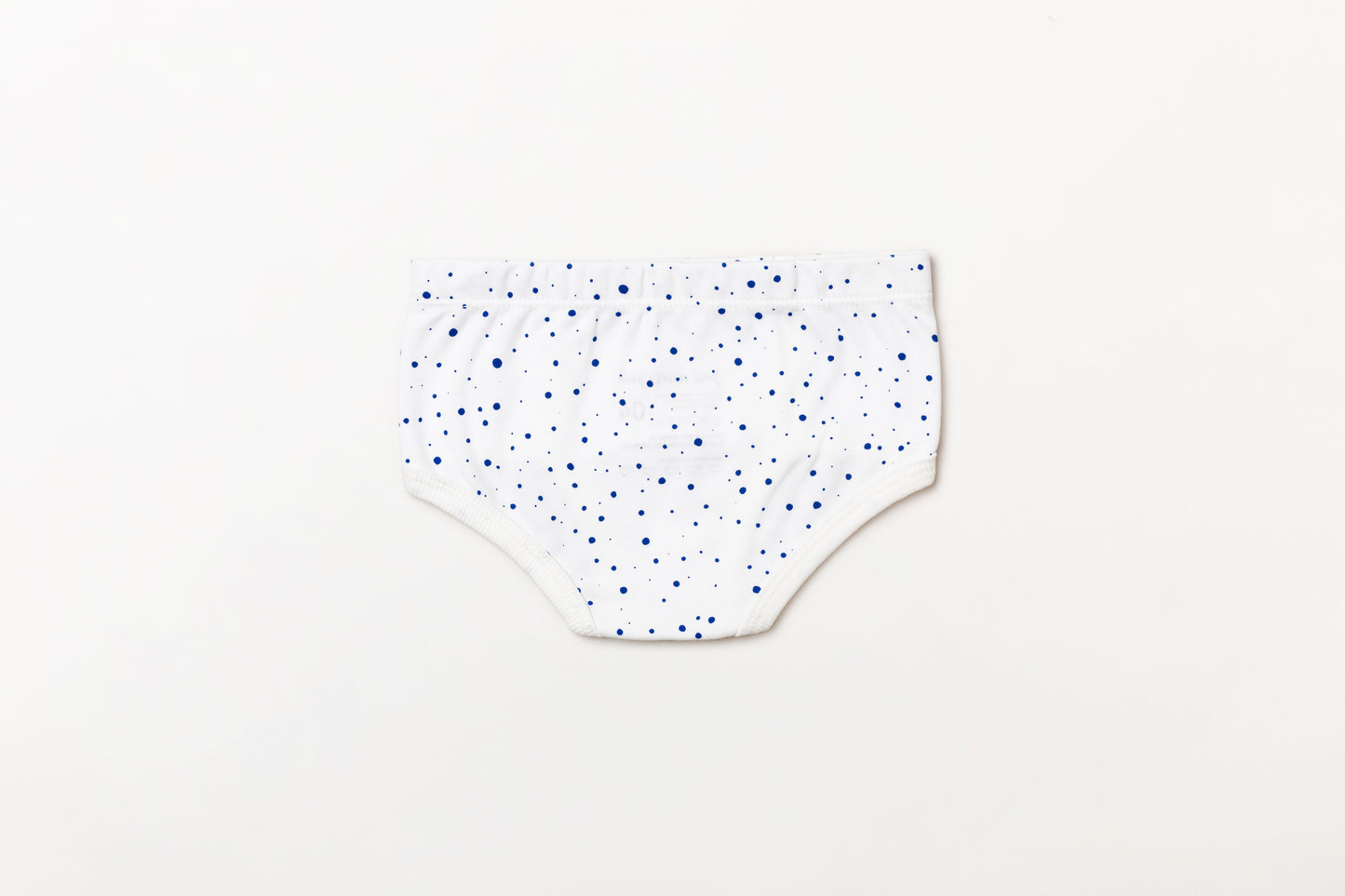 Cueca Infantil Suedine Bolinha Azul Índigo