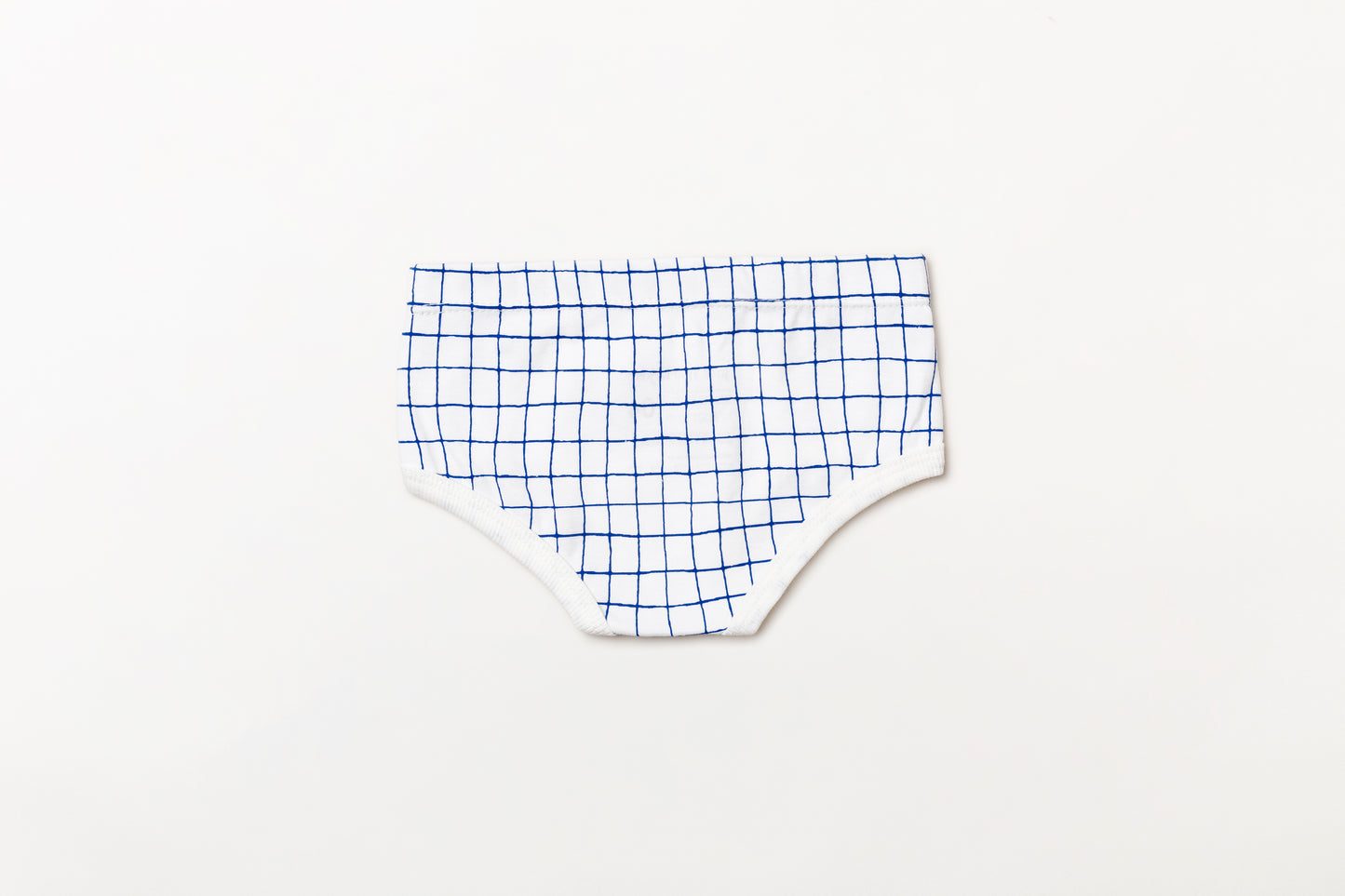 Cueca Infantil Suedine Xadrez Azul Índigo