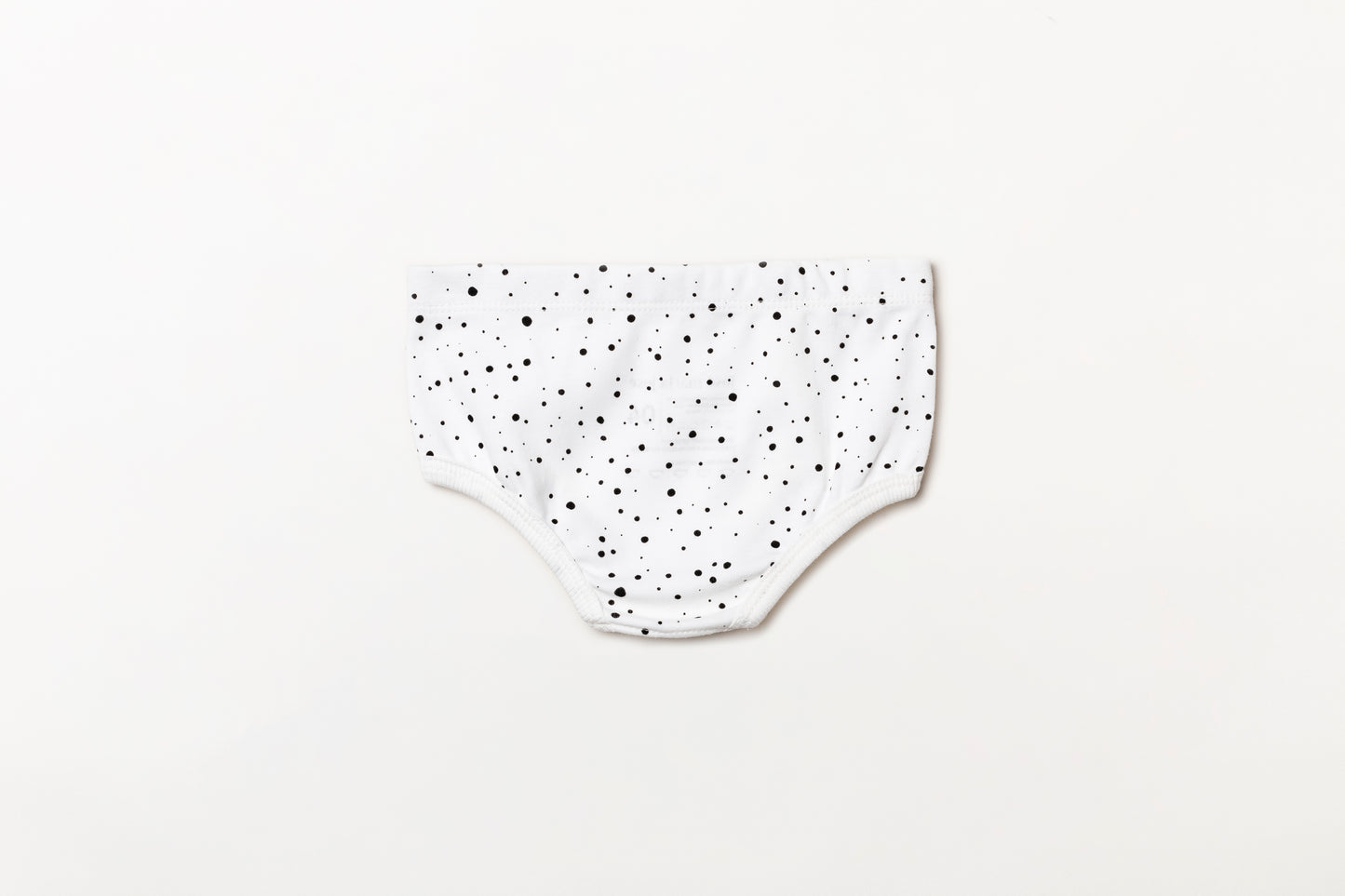 Cueca Infantil Suedine Bolinha Preto Carvão
