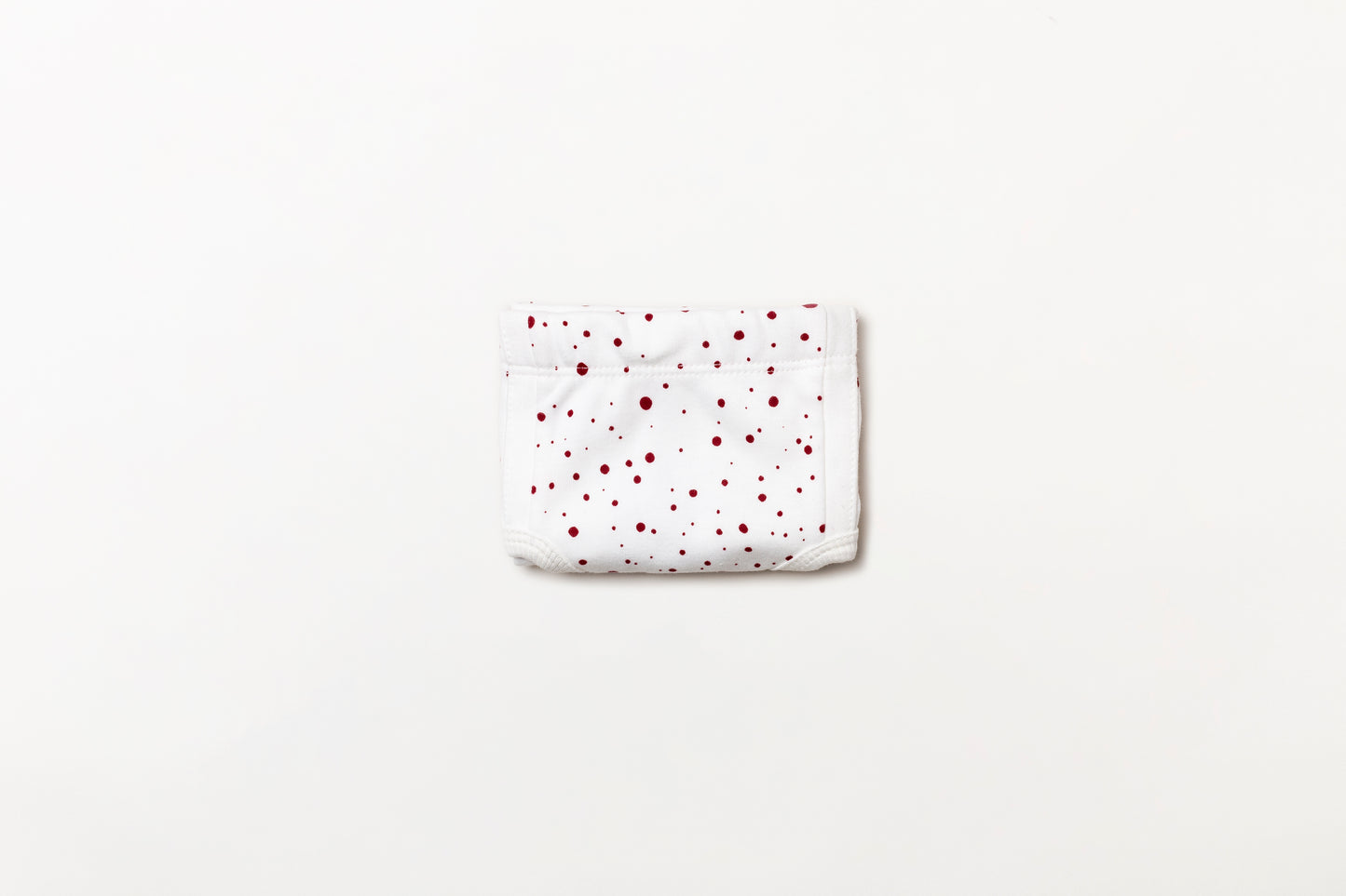 Cueca Infantil Suedine Bolinha Vermelho Rubia