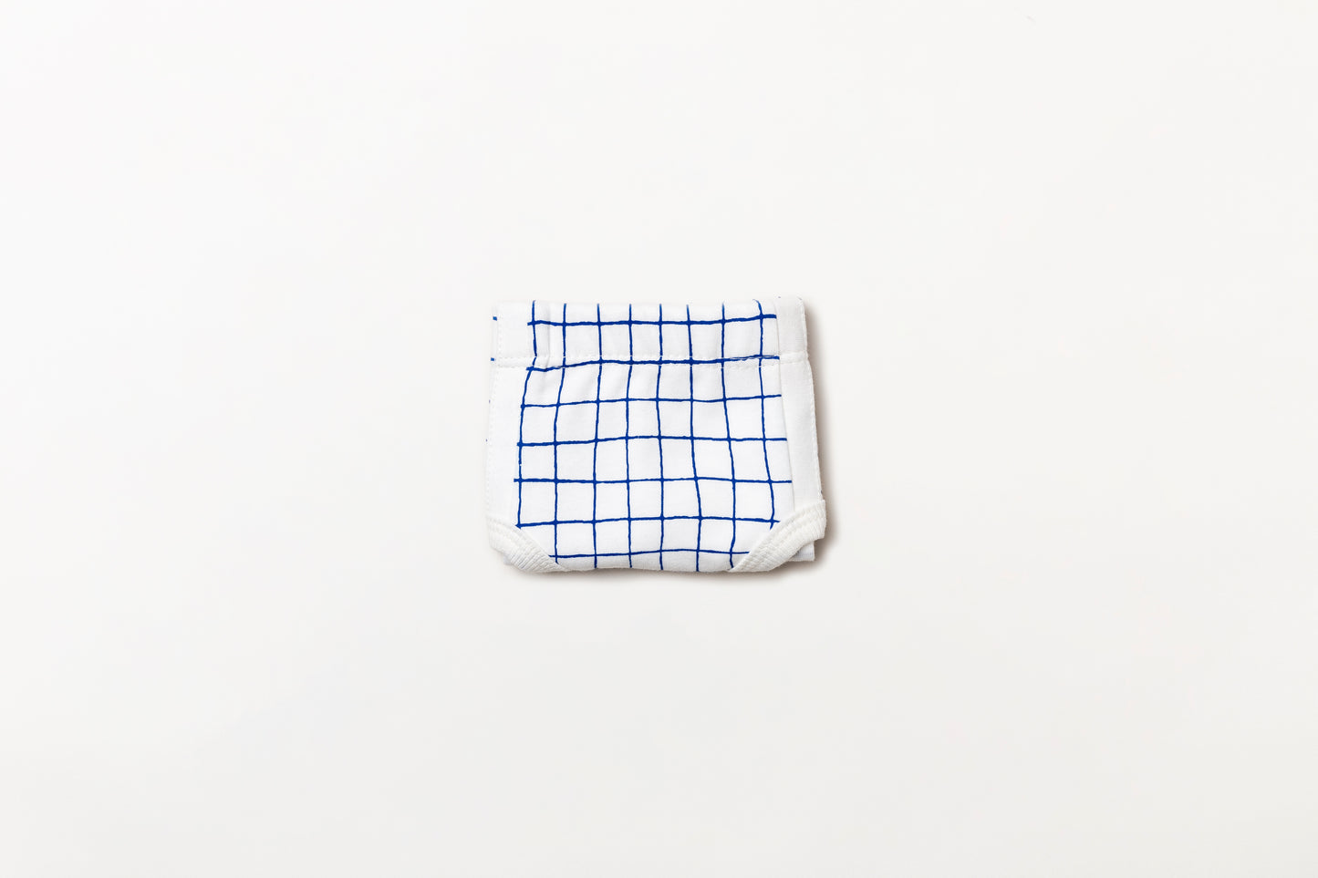 Cueca Infantil Suedine Xadrez Azul Índigo