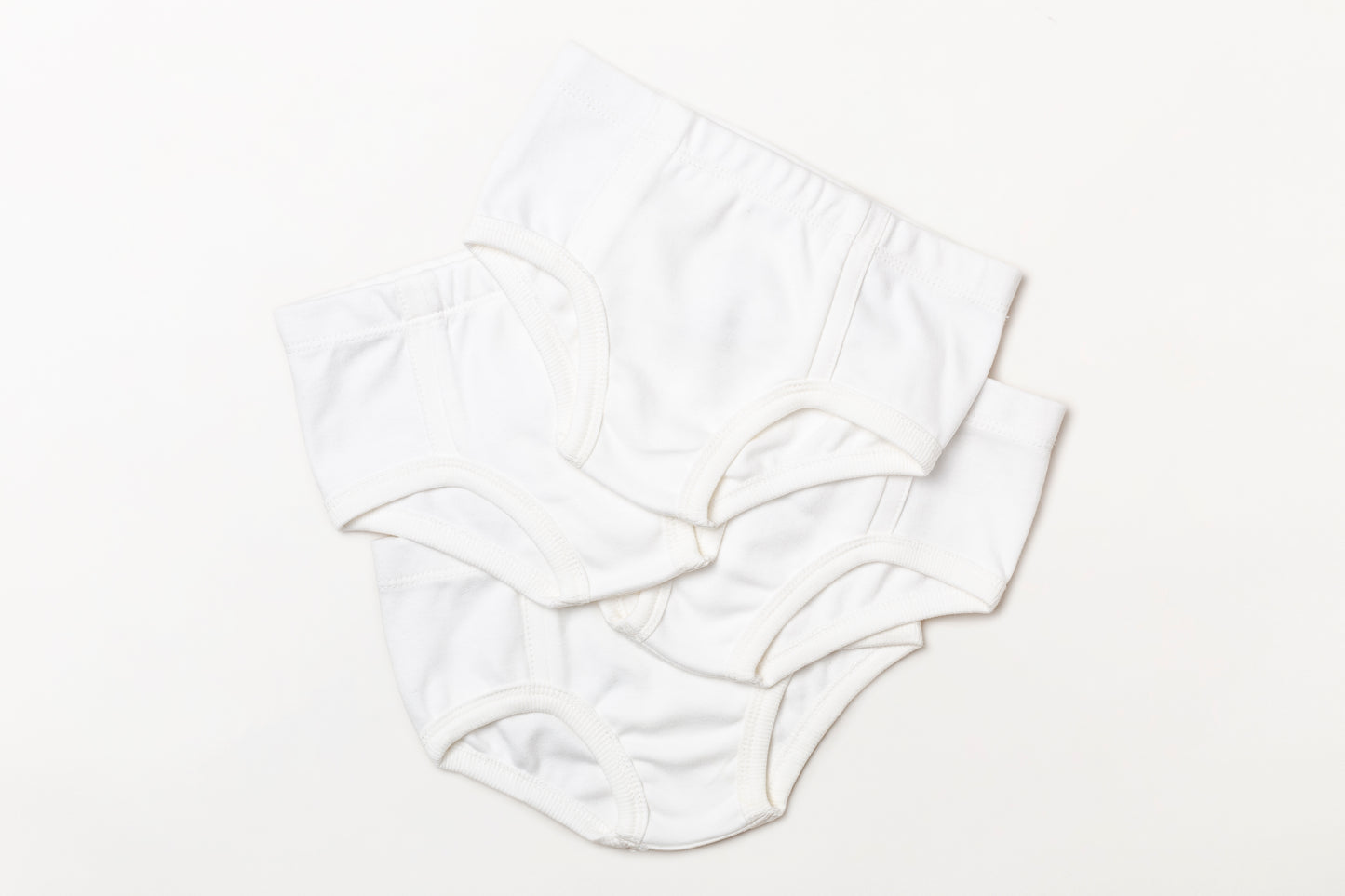 Cueca infantil suedine em algodão orgânico - Lisa