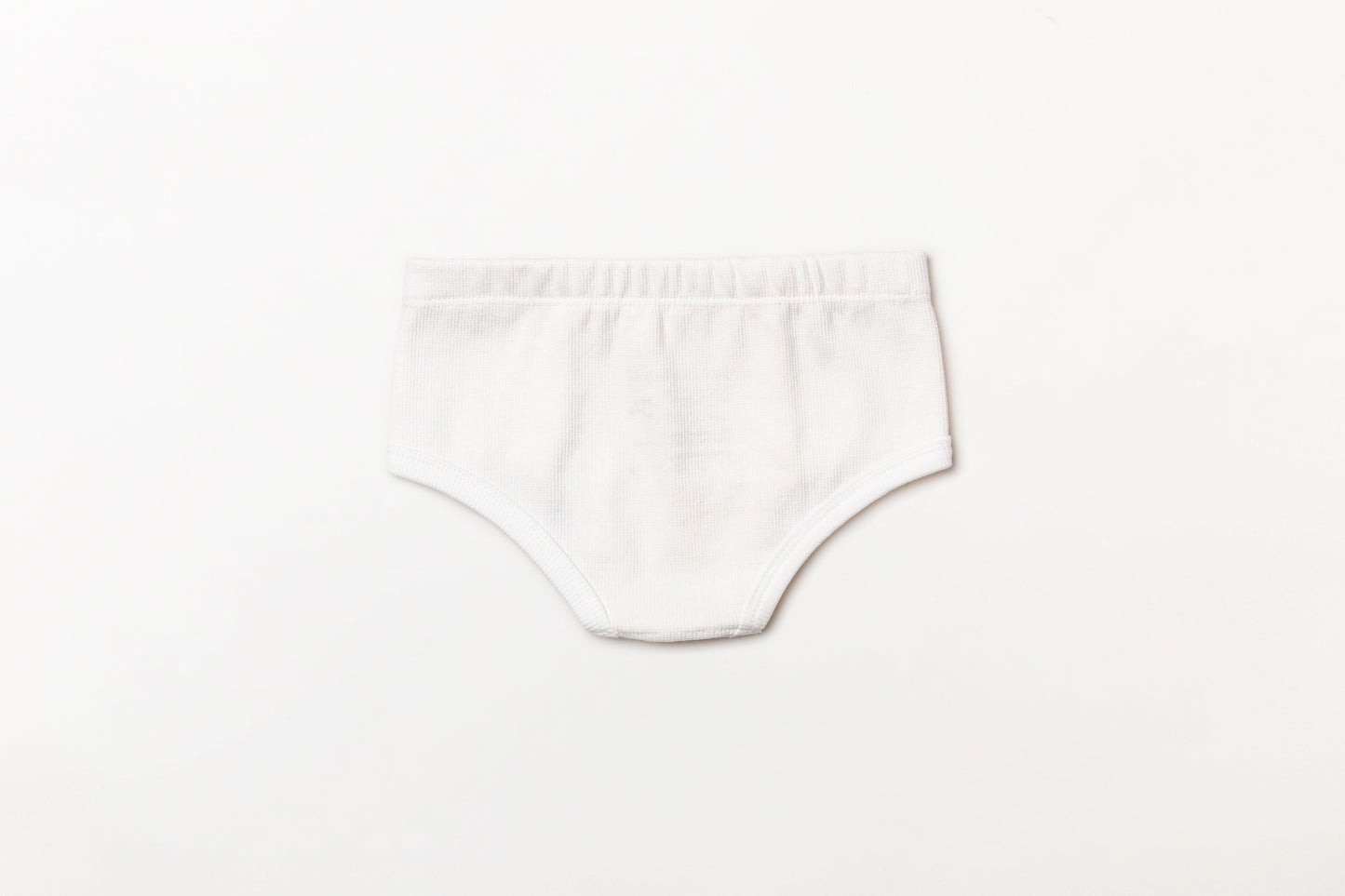 Cueca infantil canelada em algodão orgânico - Lisa