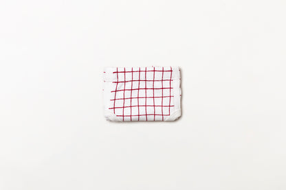 Cueca Infantil Suedine Xadrez Vermelho Rubia