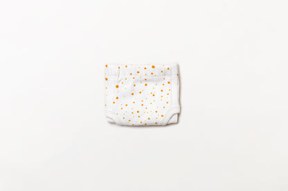 Cueca Infantil Suedine Bolinha Amarelo Açafrão