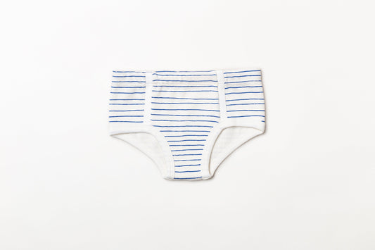Cueca Infantil Canelada Listra Azul Indigo
