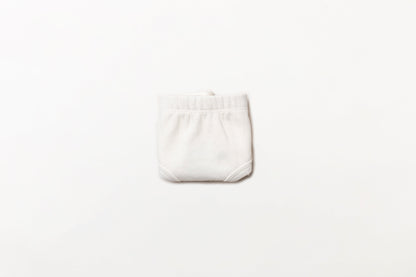 Cueca infantil canelada em algodão orgânico - Lisa